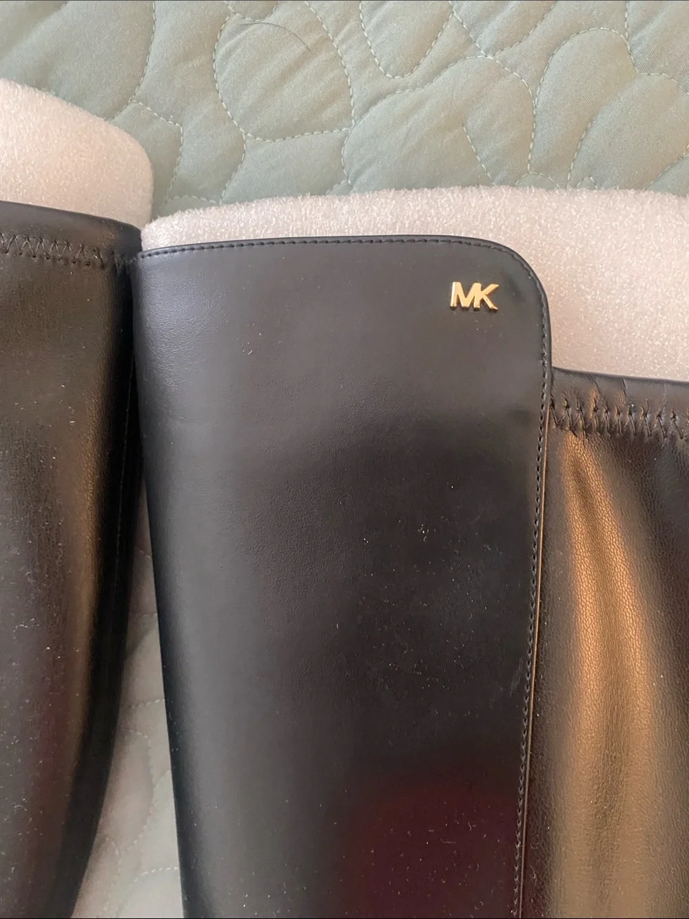 Michael Kors Ridley Black Lug Sole Boots SZ 8.5 NWT